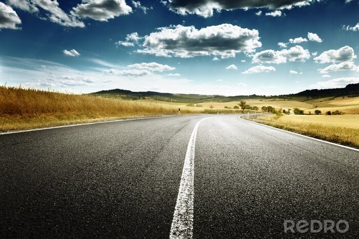 Fototapete Reise durch Toskana