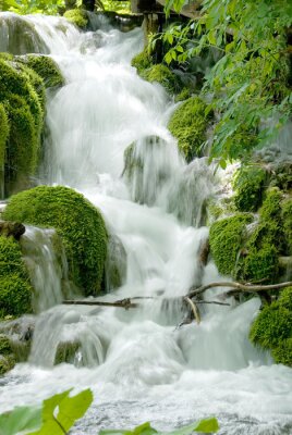 Fototapete Reißender Wasserfall