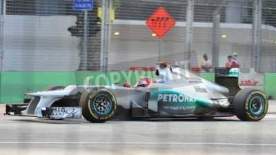 Fototapete Rennen F1 in Singapur
