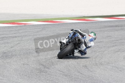 Fototapete Rennrad und Rennstrecke