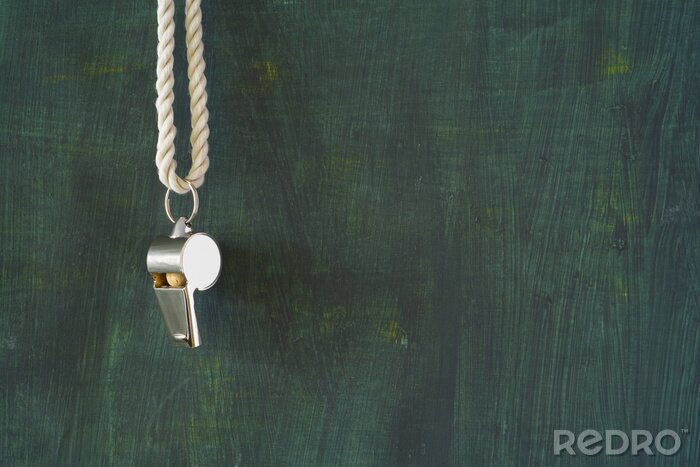 Fototapete Richterpfeife auf Holzhintergrund