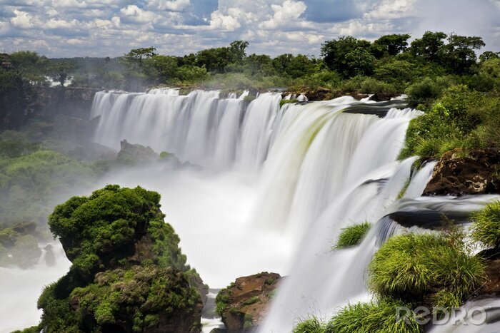 Fototapete Riesiger Iguassu-Wasserfall