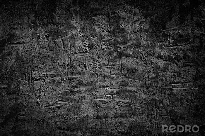 Fototapete Risse auf grauem Beton