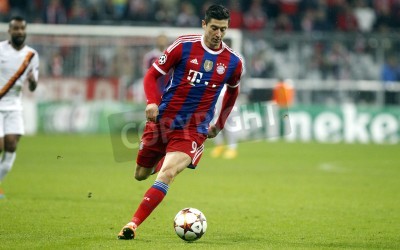 Fototapete Robert Lewandowski während des Spiels in Deutschland