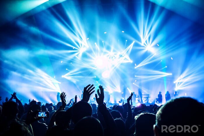 Fototapete Rockband-Konzert