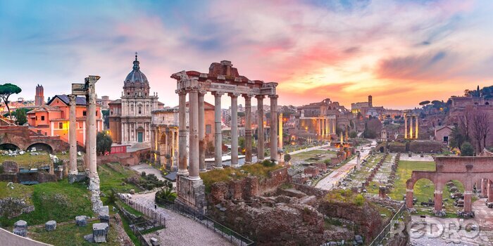 Fototapete Rom bei Sonnenaufgang