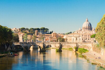 Rom und Kathedrale auf der Brücke