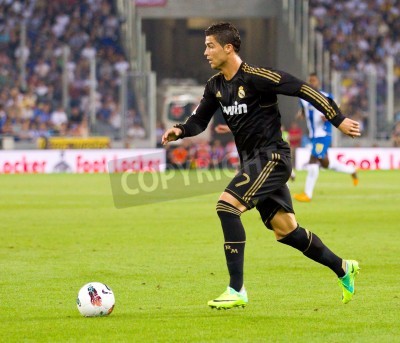 Fototapete Ronaldo vor dem Schießen