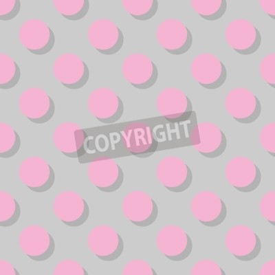 Fototapete Rosa 3d Tupfen