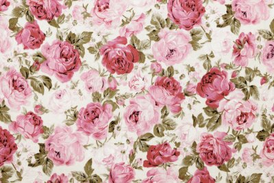 Fototapete Rosen zu einem Vintage-Thema