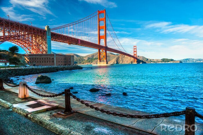 Fototapete Rote Golden Gate Bridge