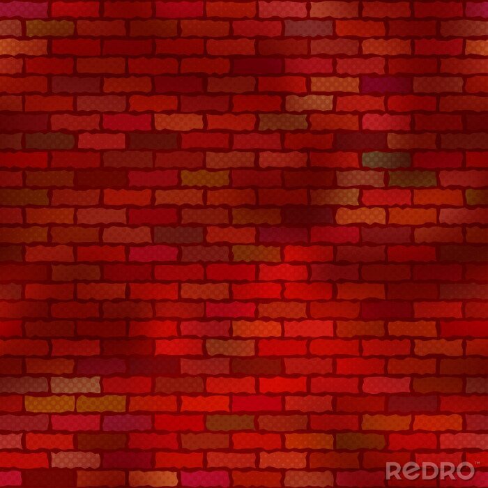 Fototapete Rote Ziegelmauer