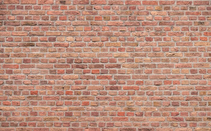 Fototapete Rote Ziegelmauer-Imitation