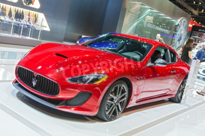 Fototapete Rotes Auto Maserati