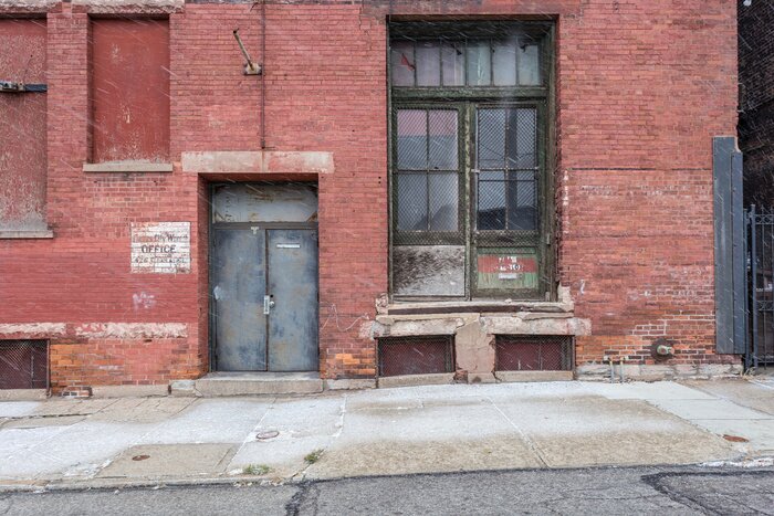 Fototapete Rotes Gebäude aus Ziegeln