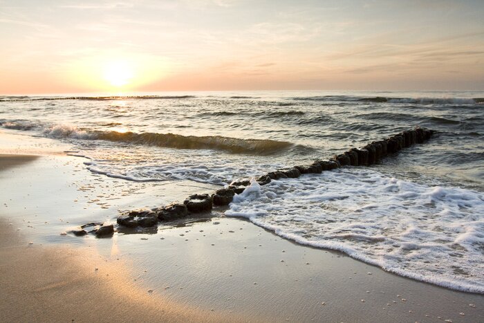 Fototapete Ruhiger Sonnenuntergang