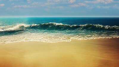 Fototapete Ruhiges Meer an einem warmen Tag