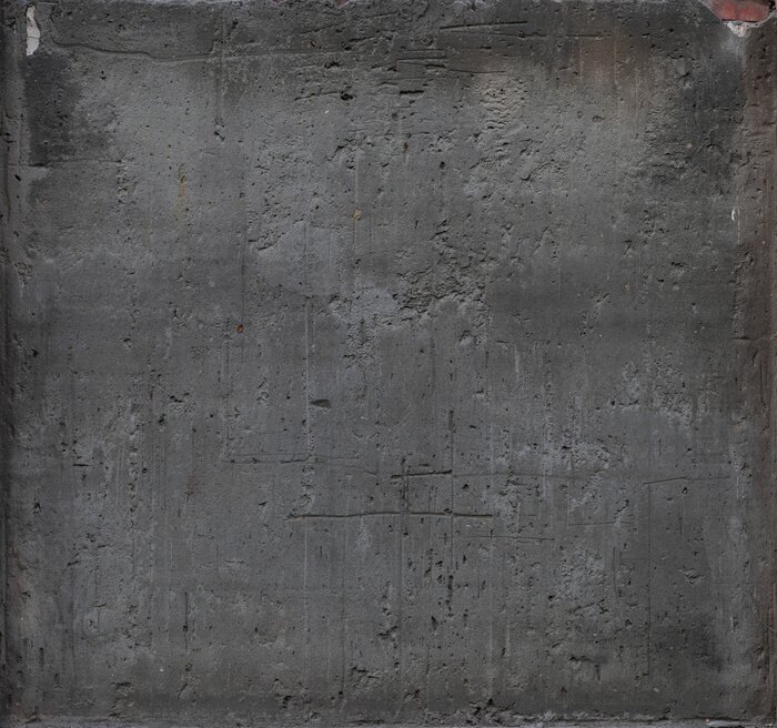 Fototapete Rustikale graphitfarbene Betonwand