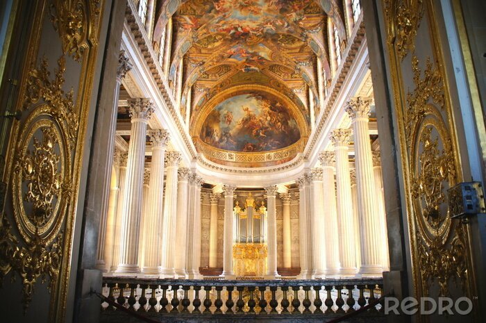 Fototapete Säulen in Basilika Barock-Stil