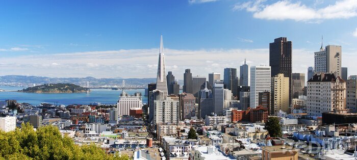 Fototapete San Francisco auf Panorama