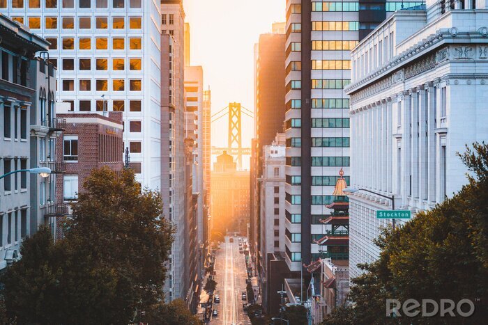 Fototapete San Francisco Straßenansicht