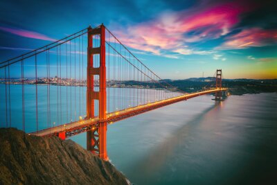 Fototapete San Francisco und Golden Gate Bridge