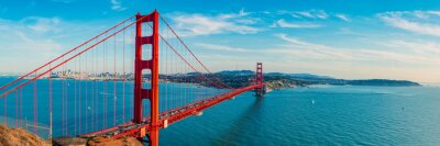 San Francisco und rote Brücke