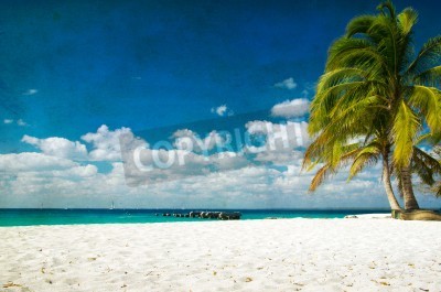 Fototapete Sandiger tropischer Strand