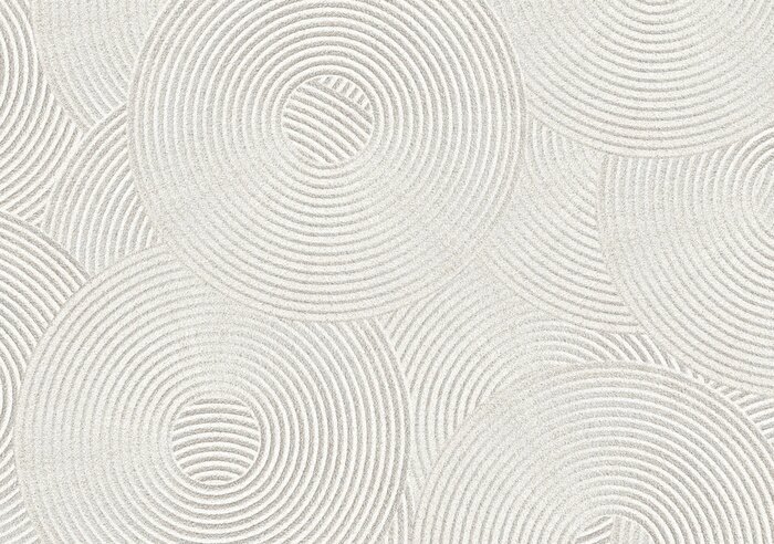 Fototapete Sandkreise