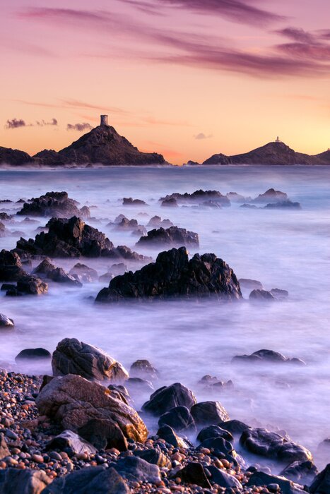 Fototapete Schäumende Wellen und Meer