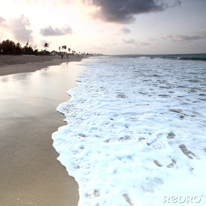 Fototapete Schäumende Wellen und Ozean