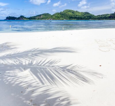 Fototapete Schatten am tropischen Strand