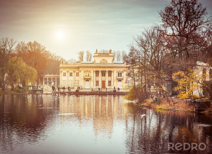 Fototapete Schloss im Łazienki-Park