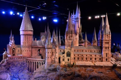 Fototapete Schloss in Hogwart Modell für Kinder