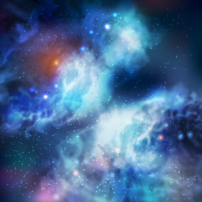 Fototapete Schmetterling Galaxie