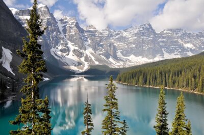 Fototapete Schneebedeckte Berge in Kanada