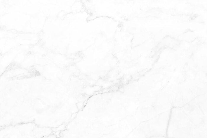 Fototapete Schneeweißer Marmor mit grauem Muster