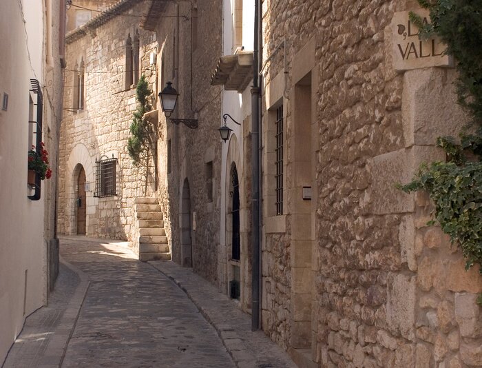 Fototapete Schöne ruhige Gasse