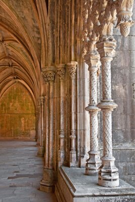 Fototapete Schöne Säulen im Kloster
