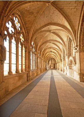 Fototapete Schöne Säulen in spanischer Kathedrale