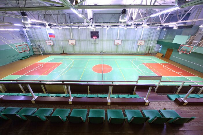 Fototapete Schulturnhalle
