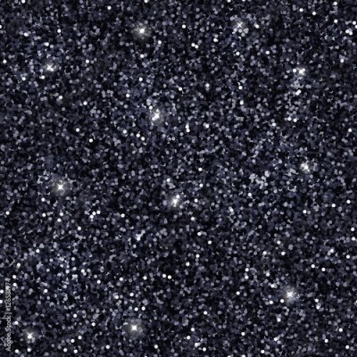 Fototapete Schwarz glitter Textur, nahtlose Muster. Vektor