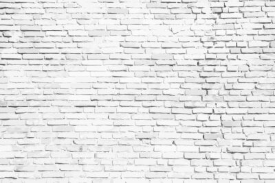 Fototapete Schwarz-weiße Backsteinmauer