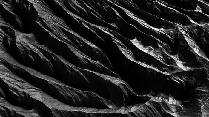 Fototapete Schwarz-weiße Steine