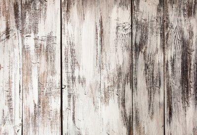 Fototapete Schwarz-weißes Holz im Shabby-Chic-Stil