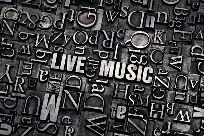 Fototapete Schwarz-weißes Musikmotiv Hip-Hop