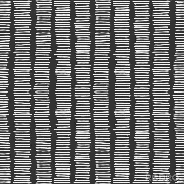 Fototapete Schwarz-weißes Muster mit kleinen Streifen