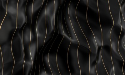 Fototapete Schwarze 3D-Textur mit Linien