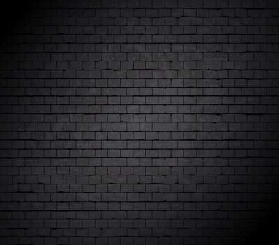 Fototapete Schwarze Backsteinmauer