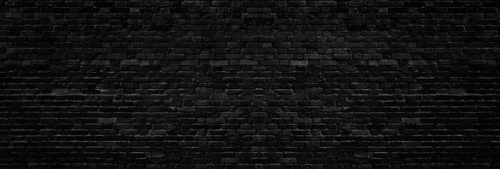 Fototapete Schwarze Mauer im Schatten